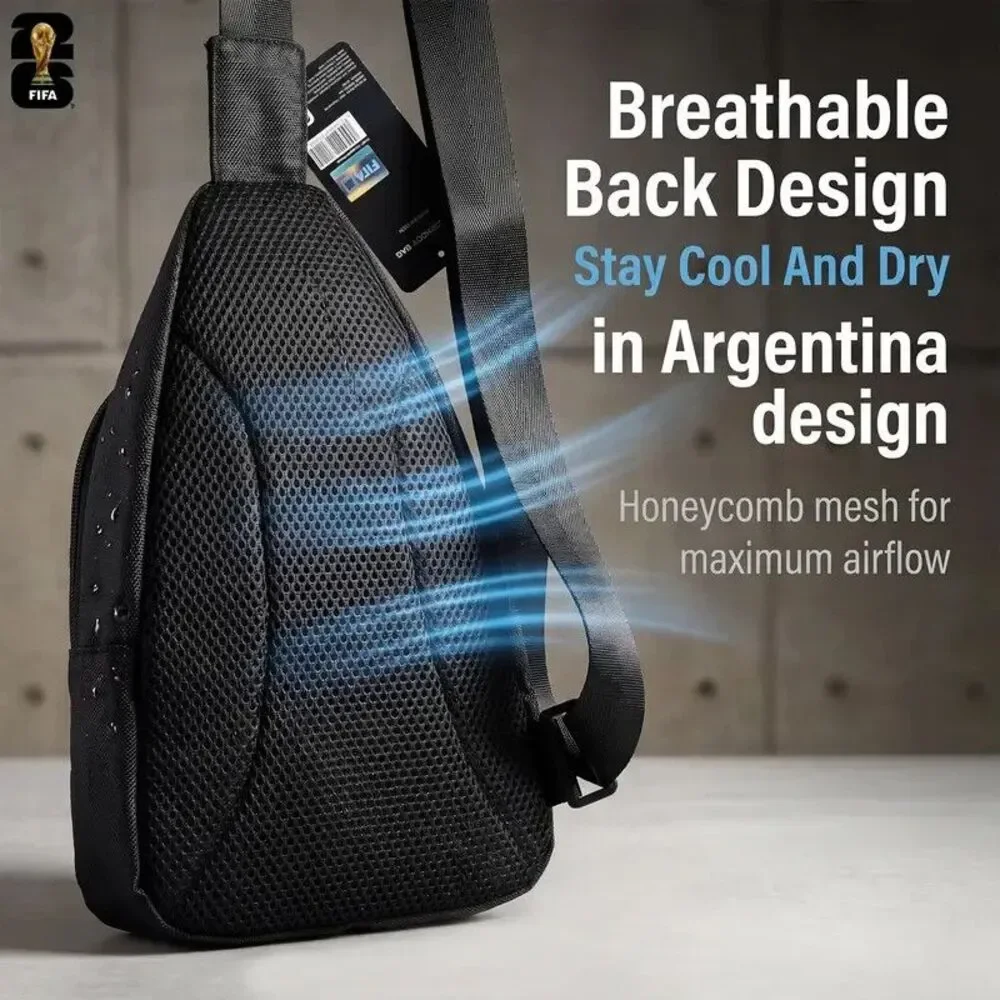 2026 FIFA World Cup Sling Bag Unisex Crossbody Bag Argentina